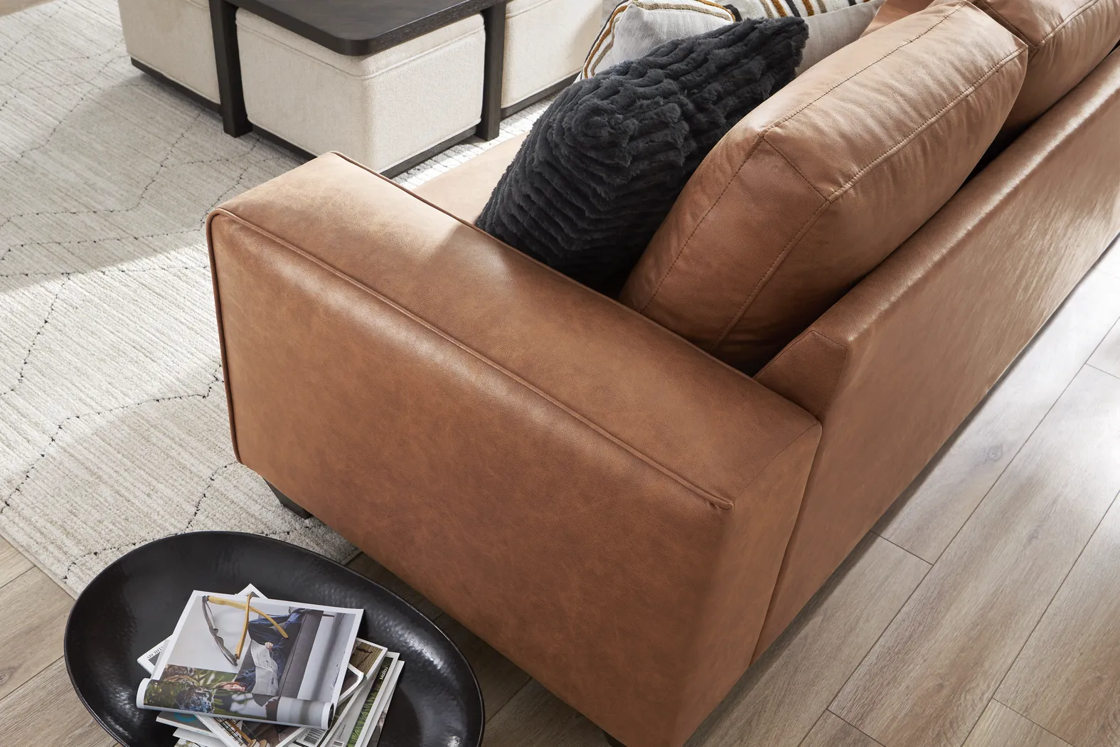 Westcott Brown Sleeper Sofa - Image 3