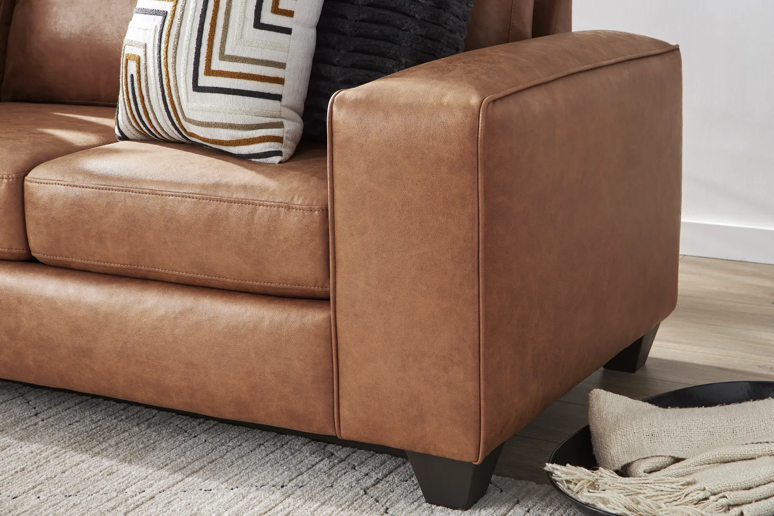 Westcott Brown Sleeper Sofa - Image 4