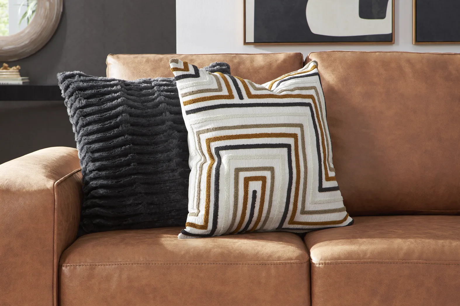 Westcott Brown Sleeper Sofa - Image 5