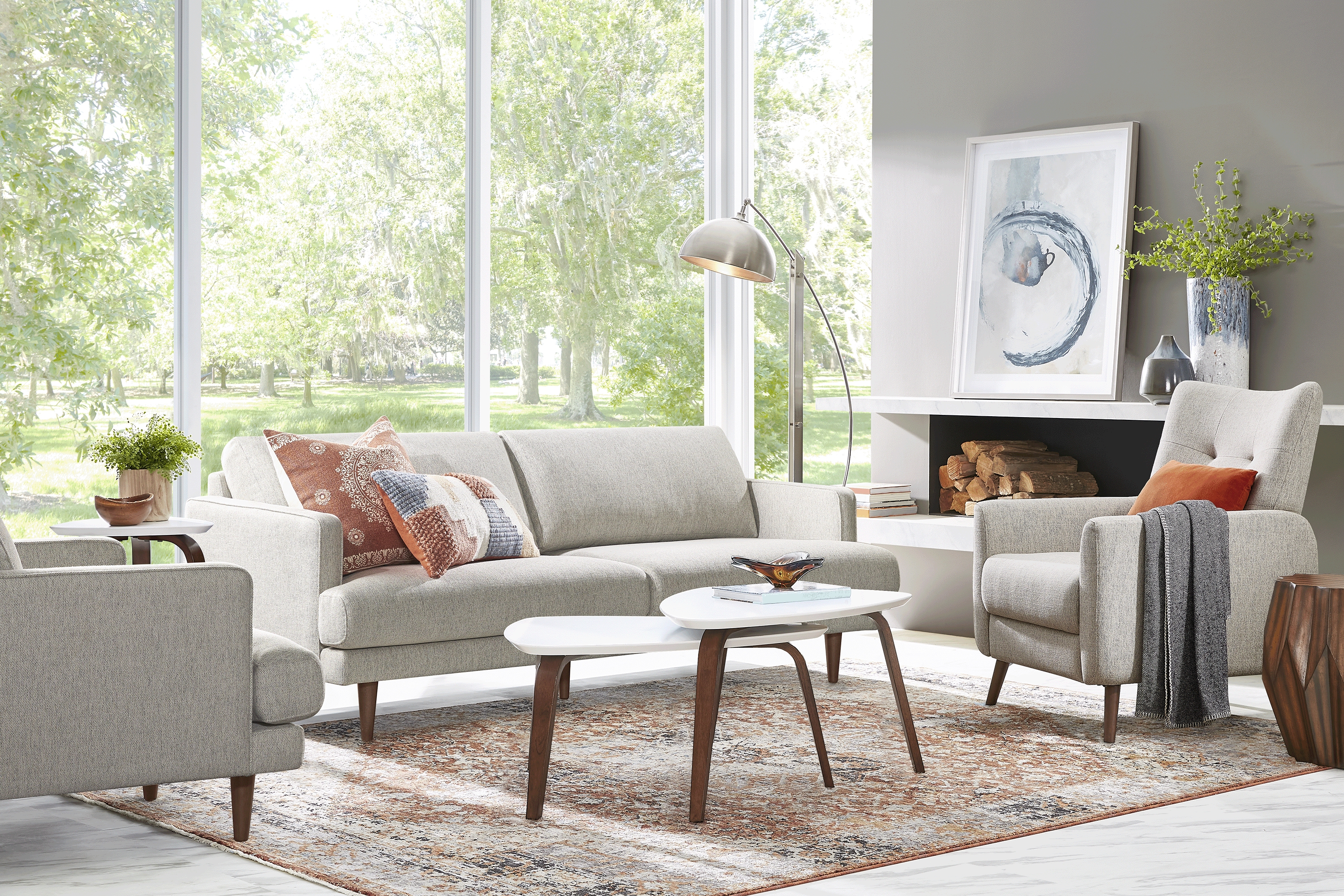 Westcott Way Beige 3 Pc Living Room - Thumbnail - Image 1