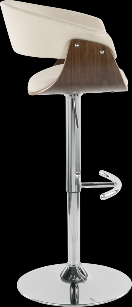 Westdell Cream Adjustable Barstool, Set of 2 - Thumbnail - Image 4