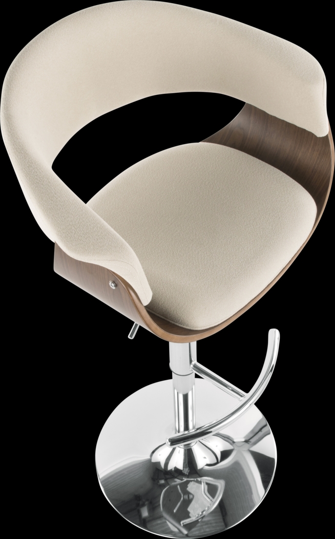 Westdell Cream Adjustable Barstool, Set of 2 - Thumbnail - Image 9