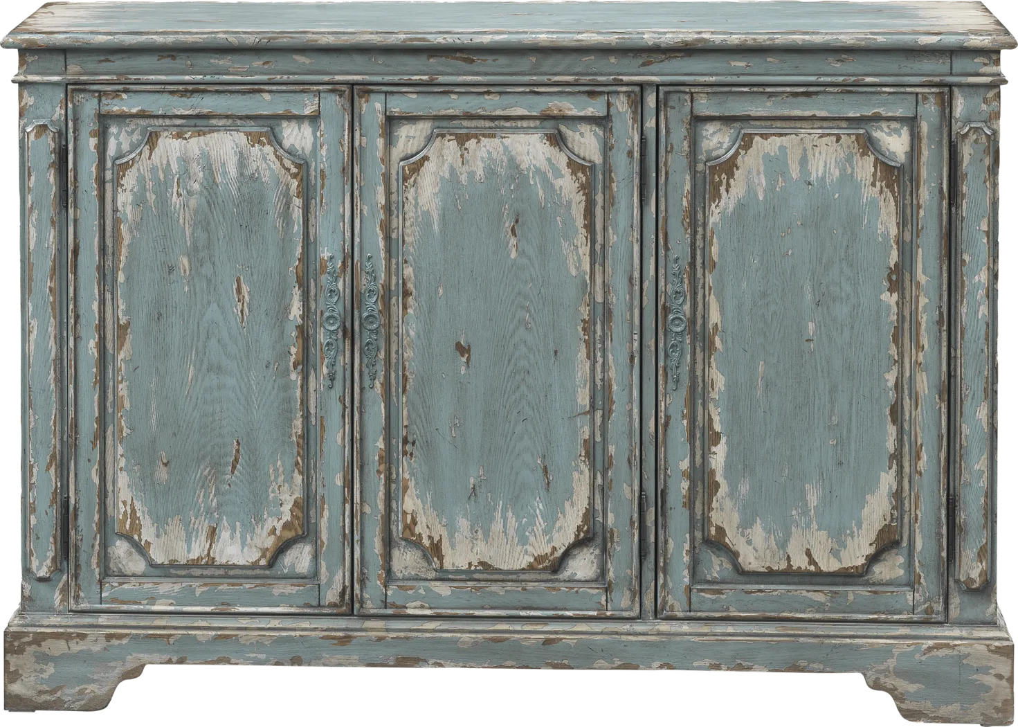 Wester Road Blue Credenza - Thumbnail - Image 1