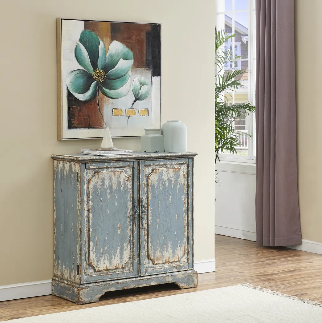 Wester Road Blue Accent Cabinet - Image 5