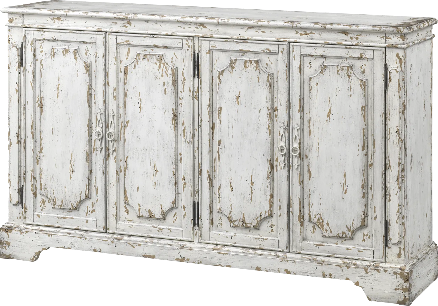 Wester Road Cream 4 Door Credenza - Thumbnail - Image 2