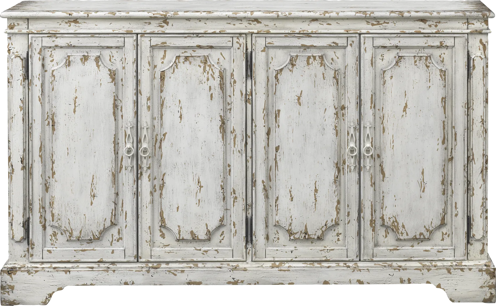 Wester Road Cream 4 Door Credenza - Thumbnail - Image 1