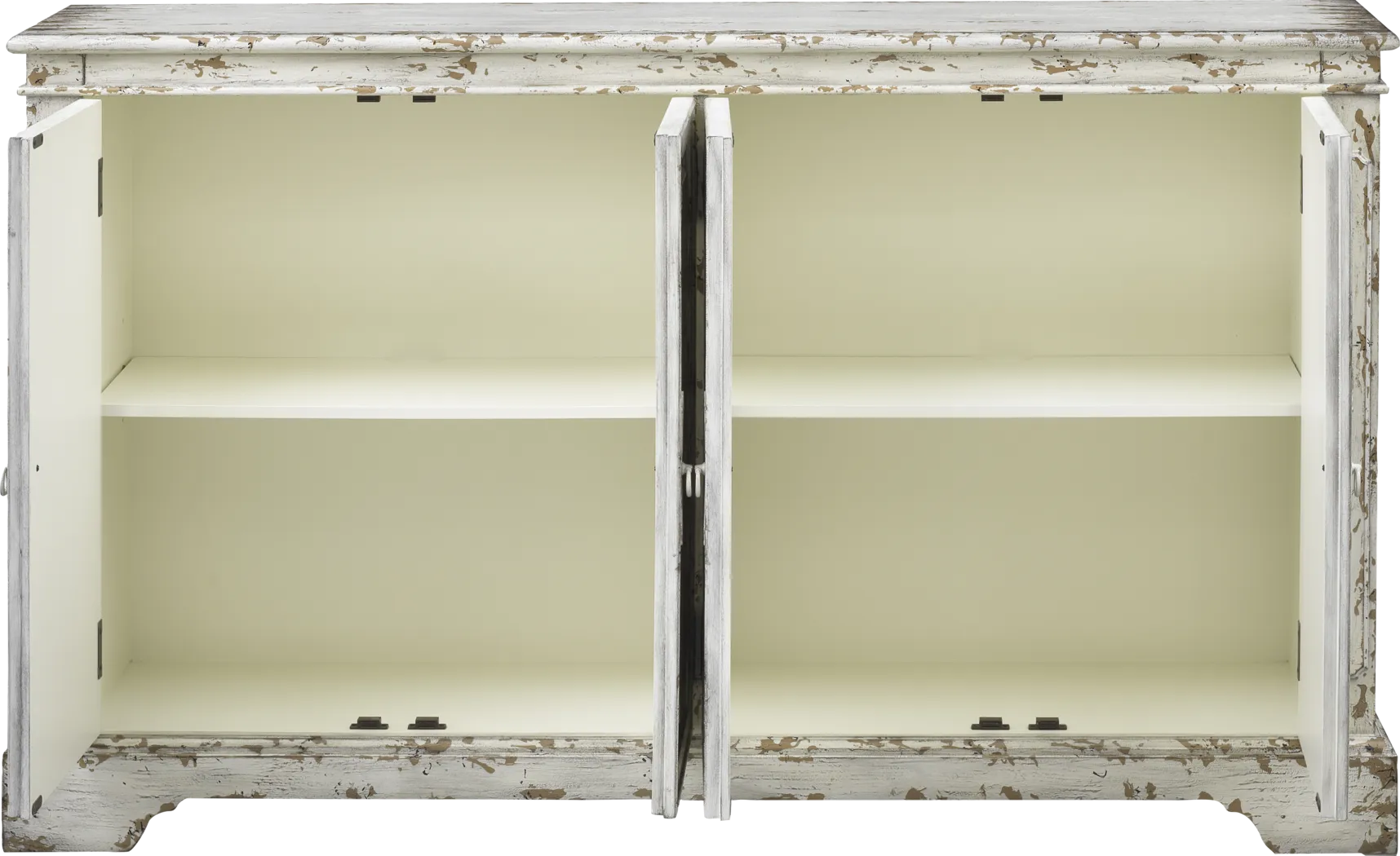 Wester Road Cream 4 Door Credenza - Thumbnail - Image 3