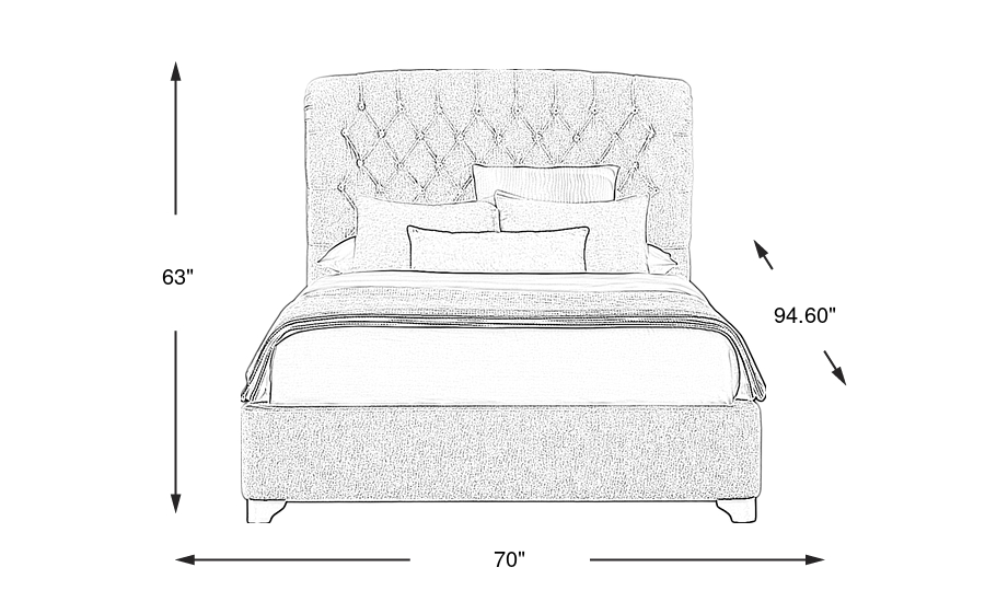 Dimension Image. Please refer to the Dimension Tab on this page for dimension details.