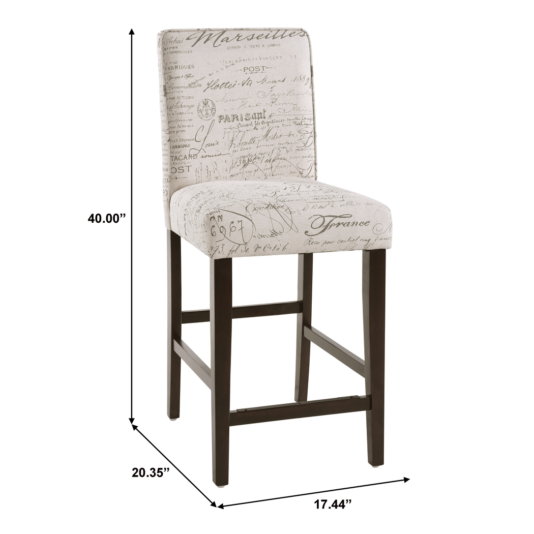Westhigh Cream Counter Height Stool - Thumbnail - Image 7