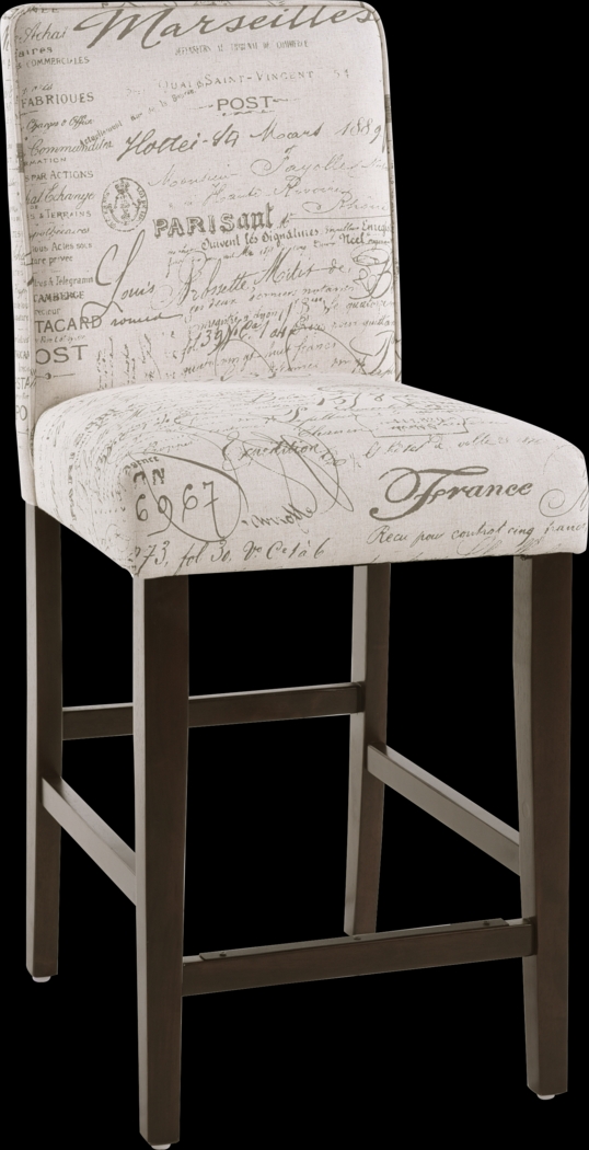 Westhigh Cream Counter Height Stool - Thumbnail - Image 1