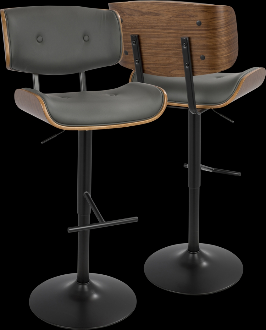 Westhues Gray Adjustable Barstool, Set of 2 - Thumbnail - Image 19