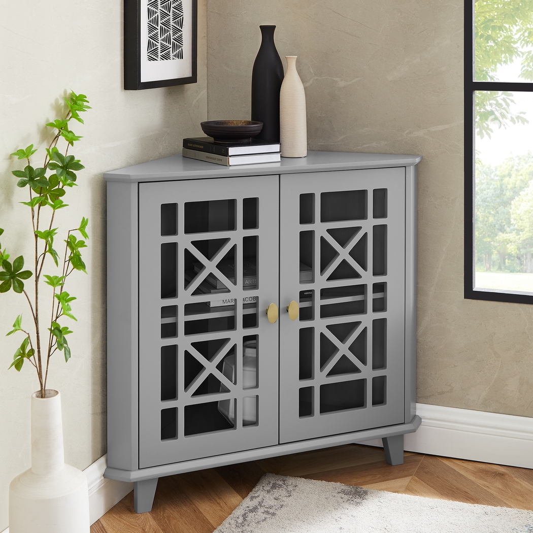 Westlyn Gray Accent Cabinet - Thumbnail - Image 4