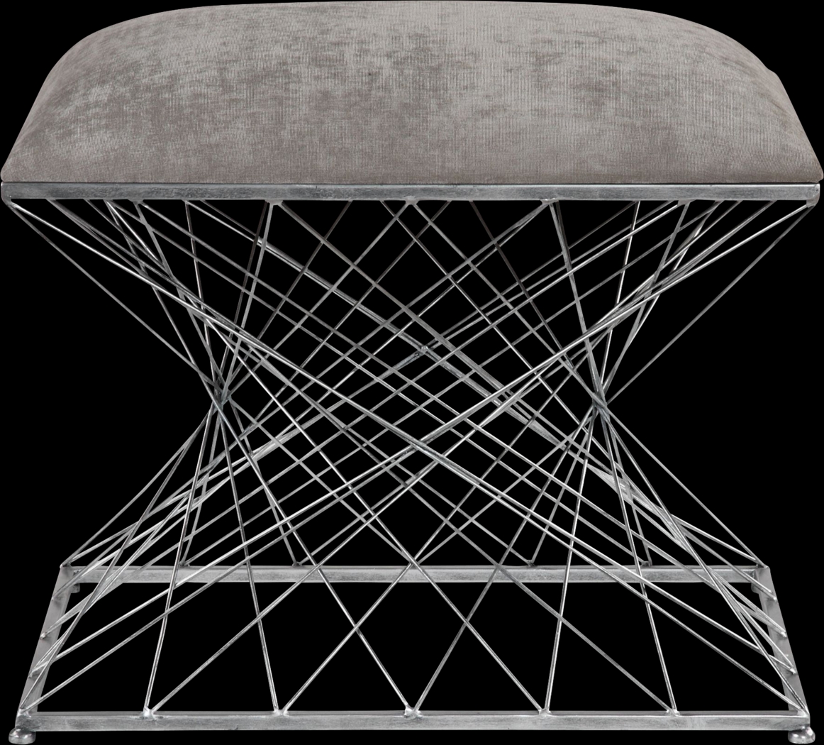 Westmere Gray Accent Bench - Thumbnail - Image 4