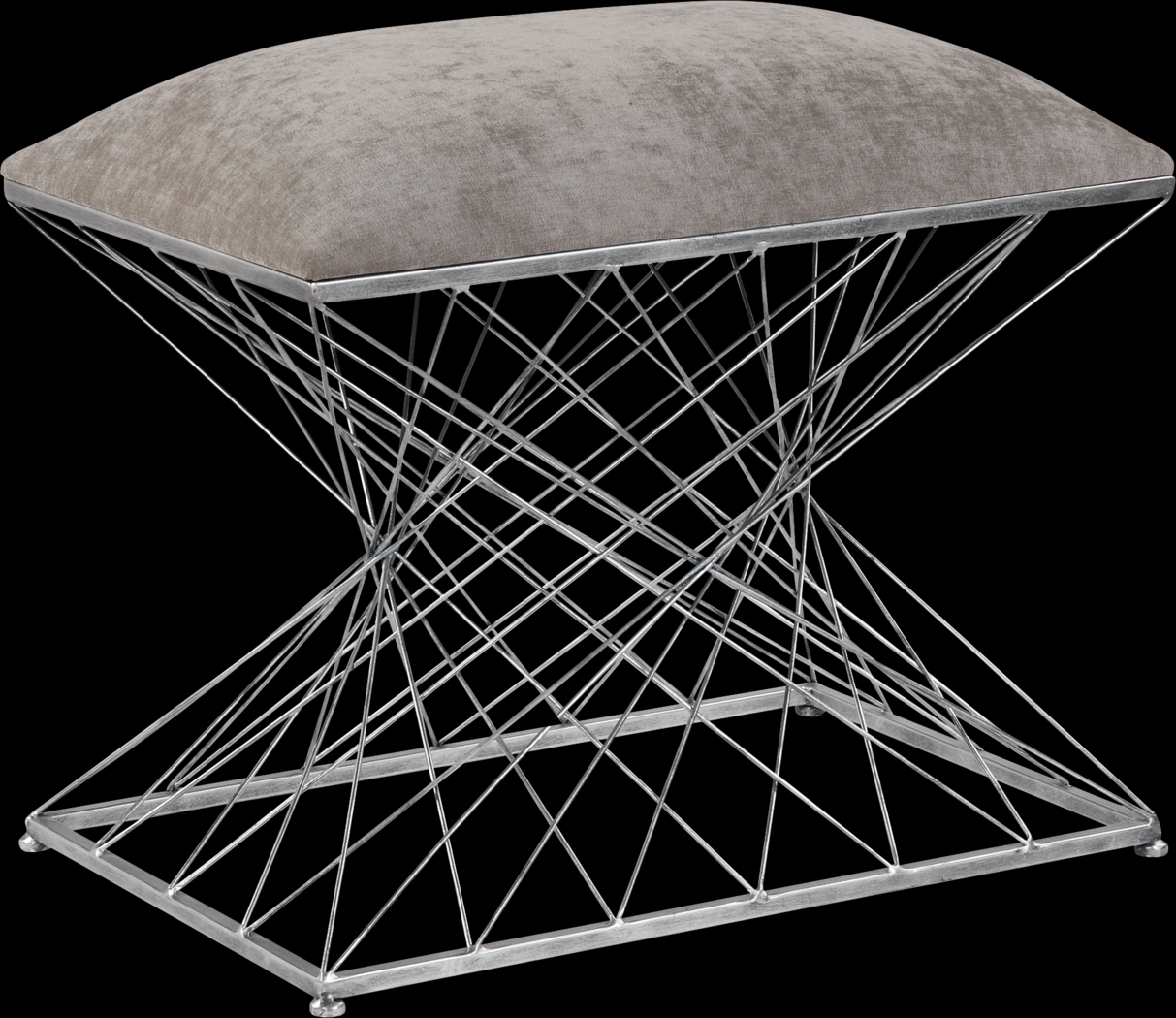 Westmere Gray Accent Bench - Thumbnail - Image 1