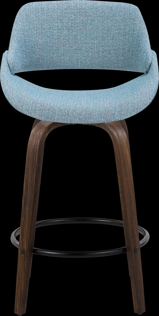 Westnedge Blue Swivel Counter Height Stool, Set of 2 - Thumbnail - Image 4