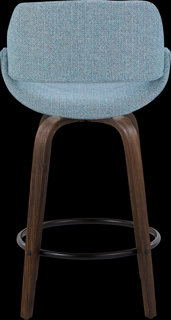 Westnedge Blue Swivel Counter Height Stool, Set of 2 - Thumbnail - Image 5