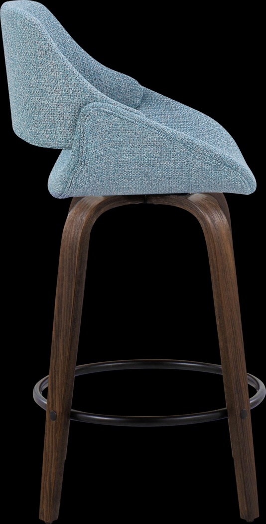 Westnedge Blue Swivel Counter Height Stool, Set of 2 - Thumbnail - Image 7