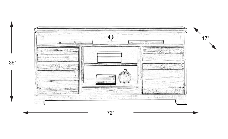 Dimension Image. Please refer to the Dimension Tab on this page for dimension details.
