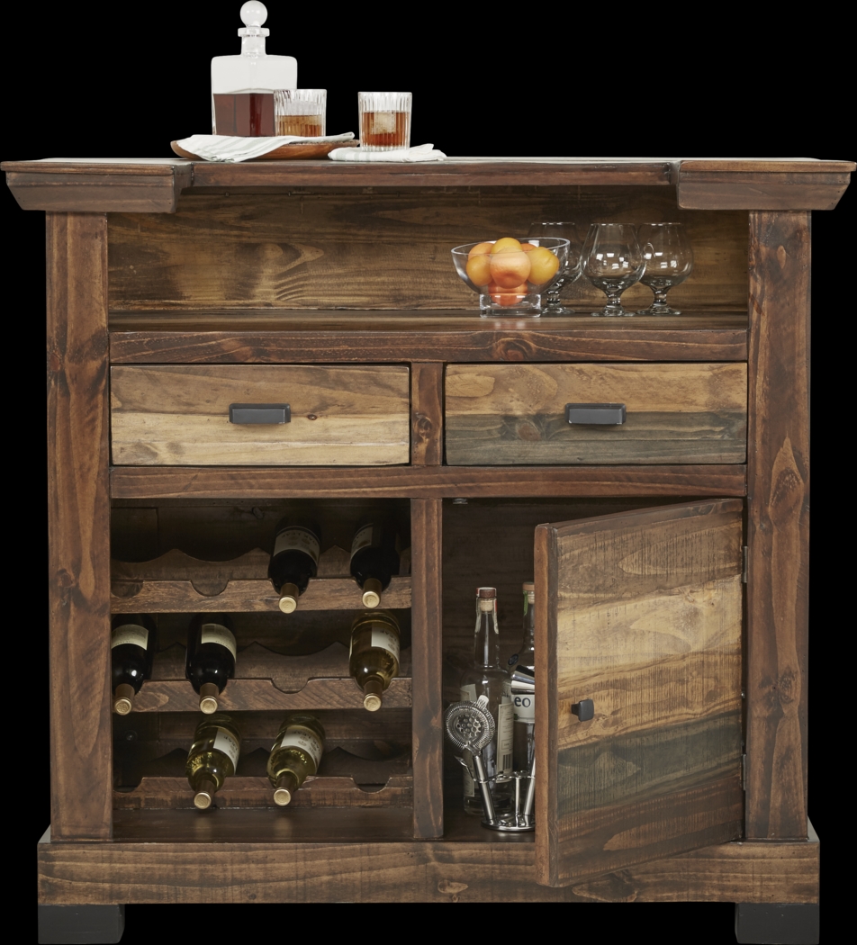 Cindy Crawford Home Westover Hills Brown 3 Pc Bar - Thumbnail - Image 4