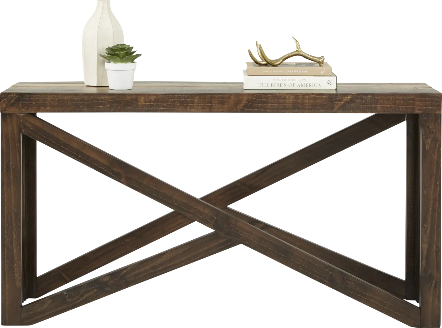 Westover Hills Brown Sofa Table - Thumbnail - Image 2