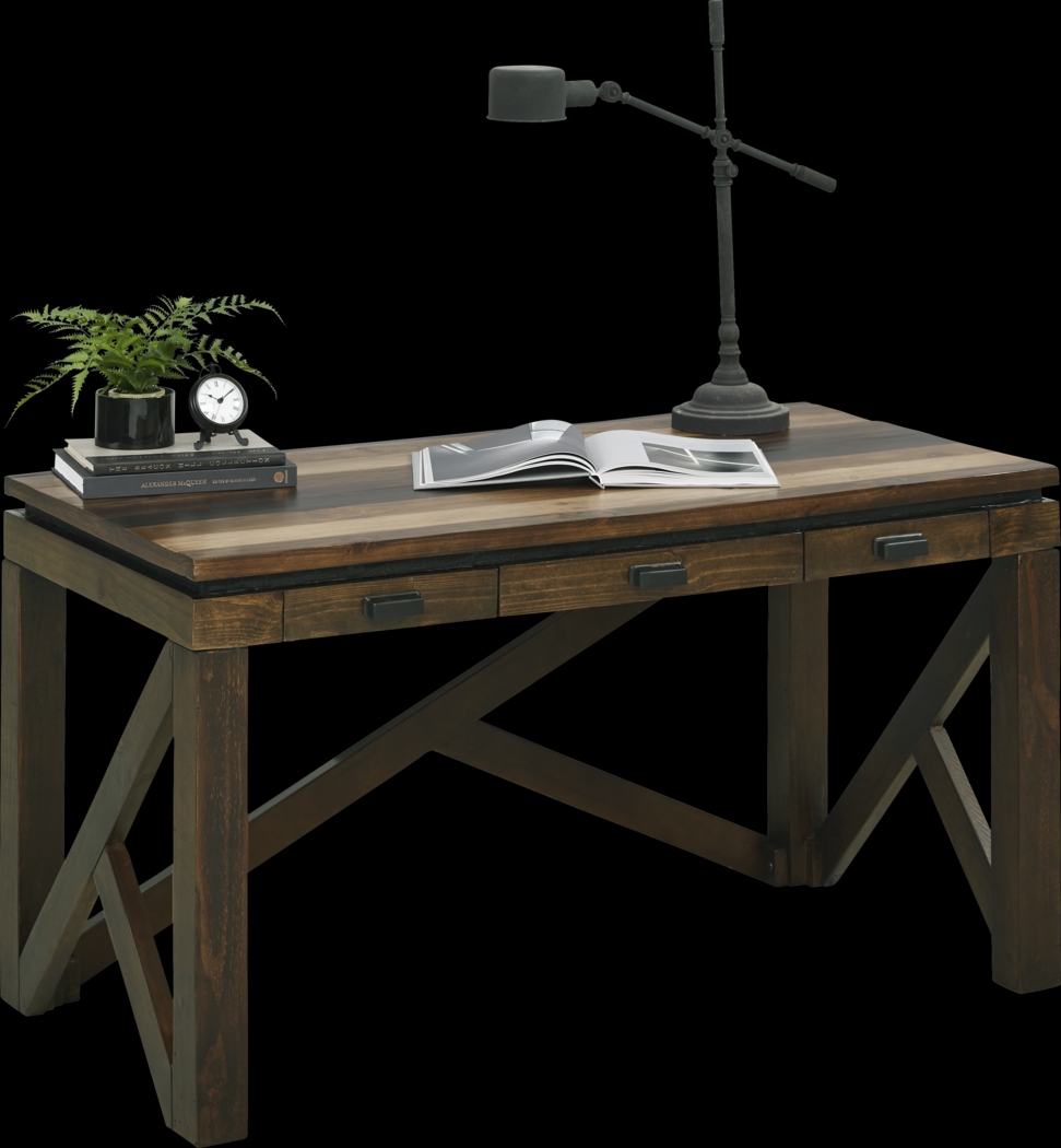 Westover Hills Brown Writing Desk - Thumbnail - Image 2