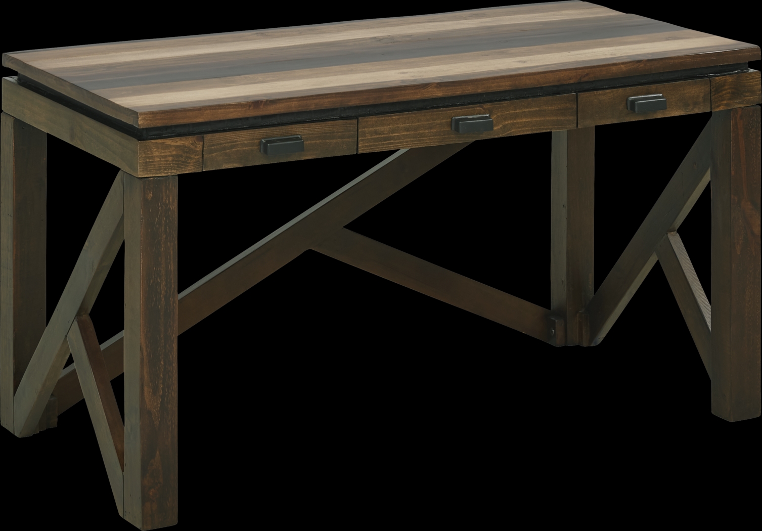 Westover Hills Brown Writing Desk - Thumbnail - Image 1