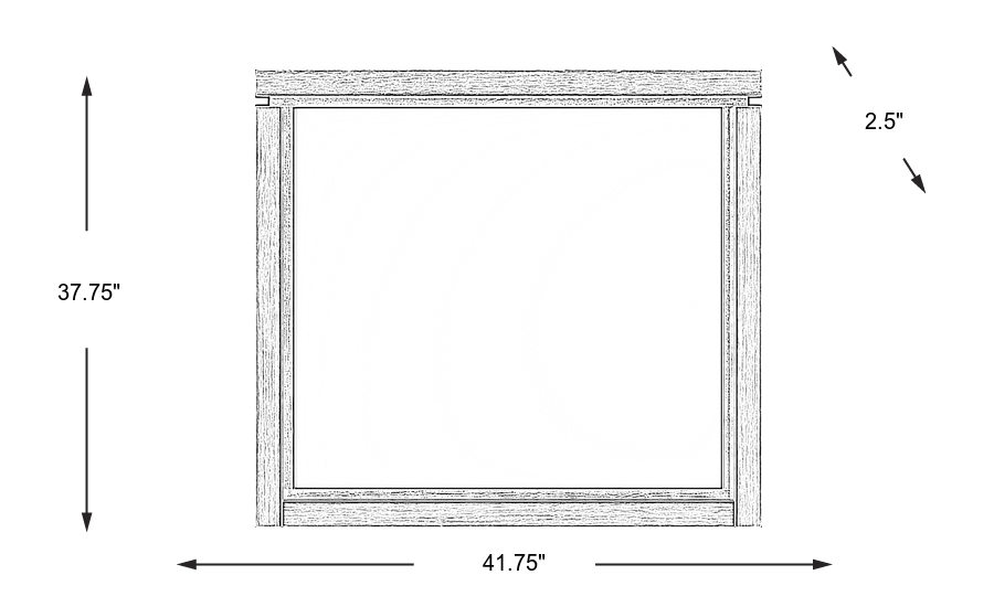 Dimension Image. Please refer to the Dimension Tab on this page for dimension details.