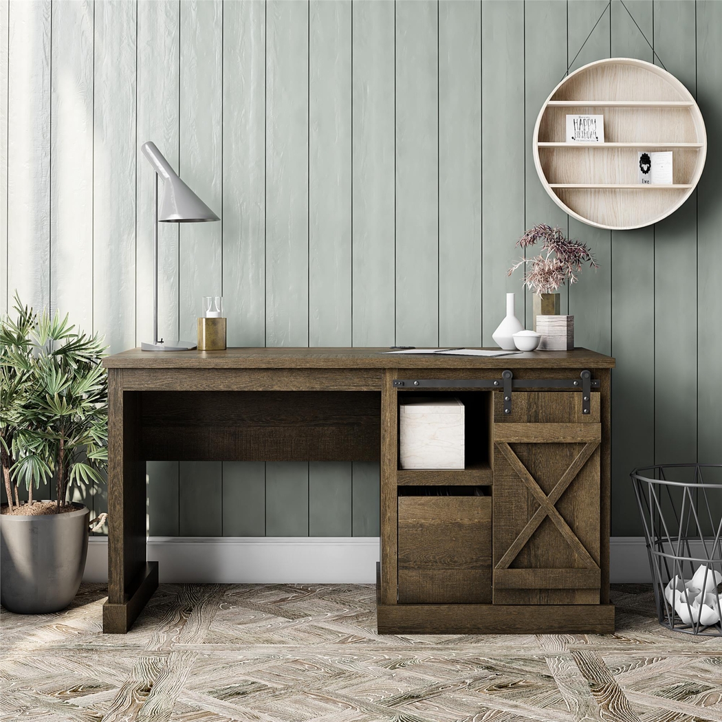 Westrae Oak Desk - Thumbnail - Image 10