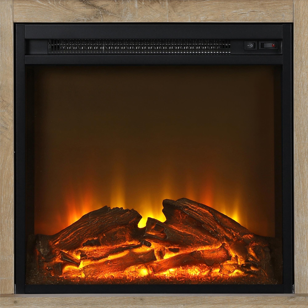 Westral Brown 47 in. Console with Electric Fireplace - Thumbnail - Image 5