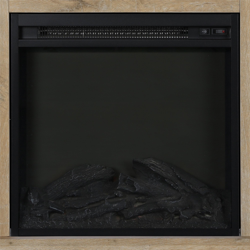 Westral Brown 47 in. Console with Electric Fireplace - Thumbnail - Image 7