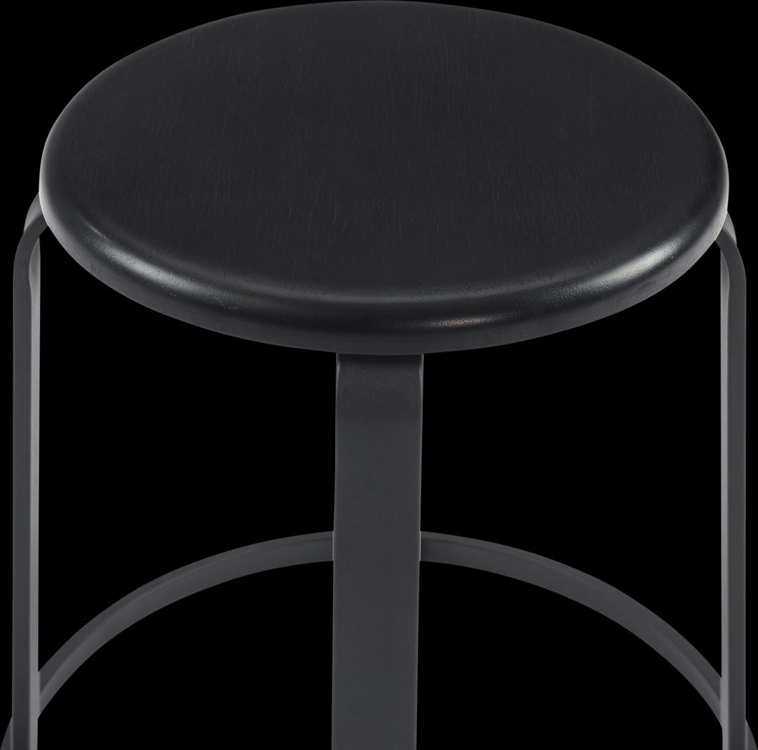Westray Black Dining Stool, Set of 2 - Thumbnail - Image 5