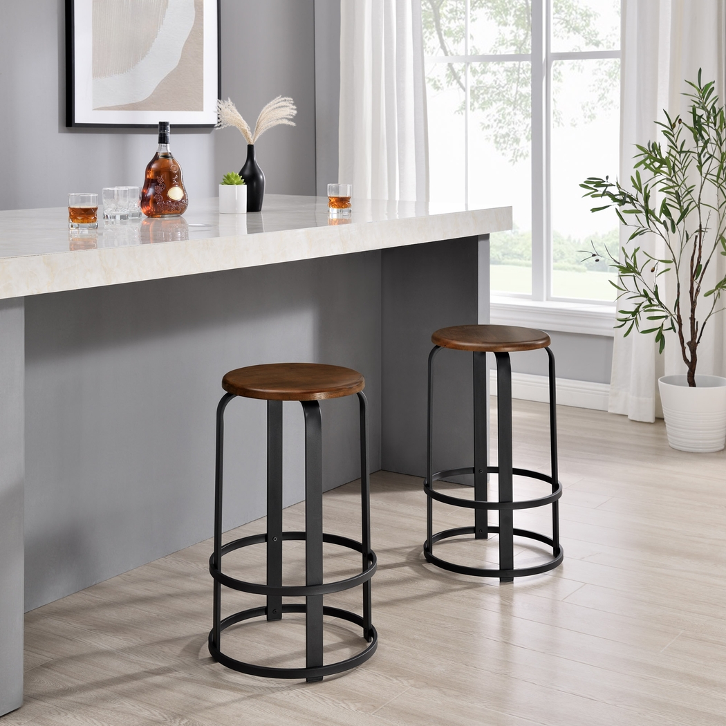 Westray Coffee Counter Height Stool - Thumbnail - Image 2