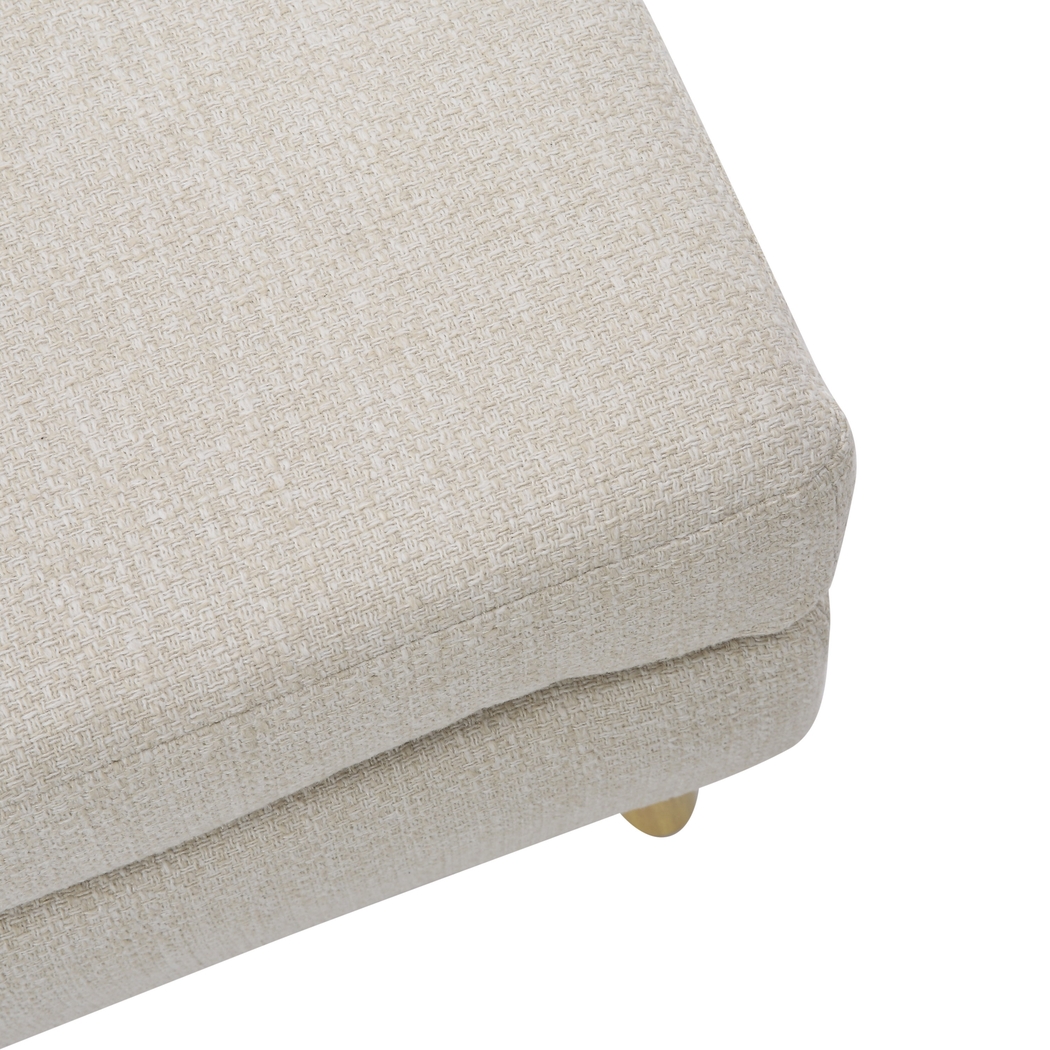 Westrivers Cream Chair and Ottoman Set - Thumbnail - Image 2