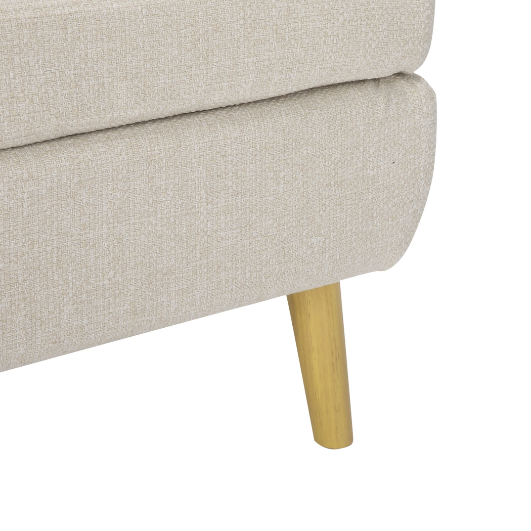 Westrivers Cream Chair and Ottoman Set - Thumbnail - Image 5