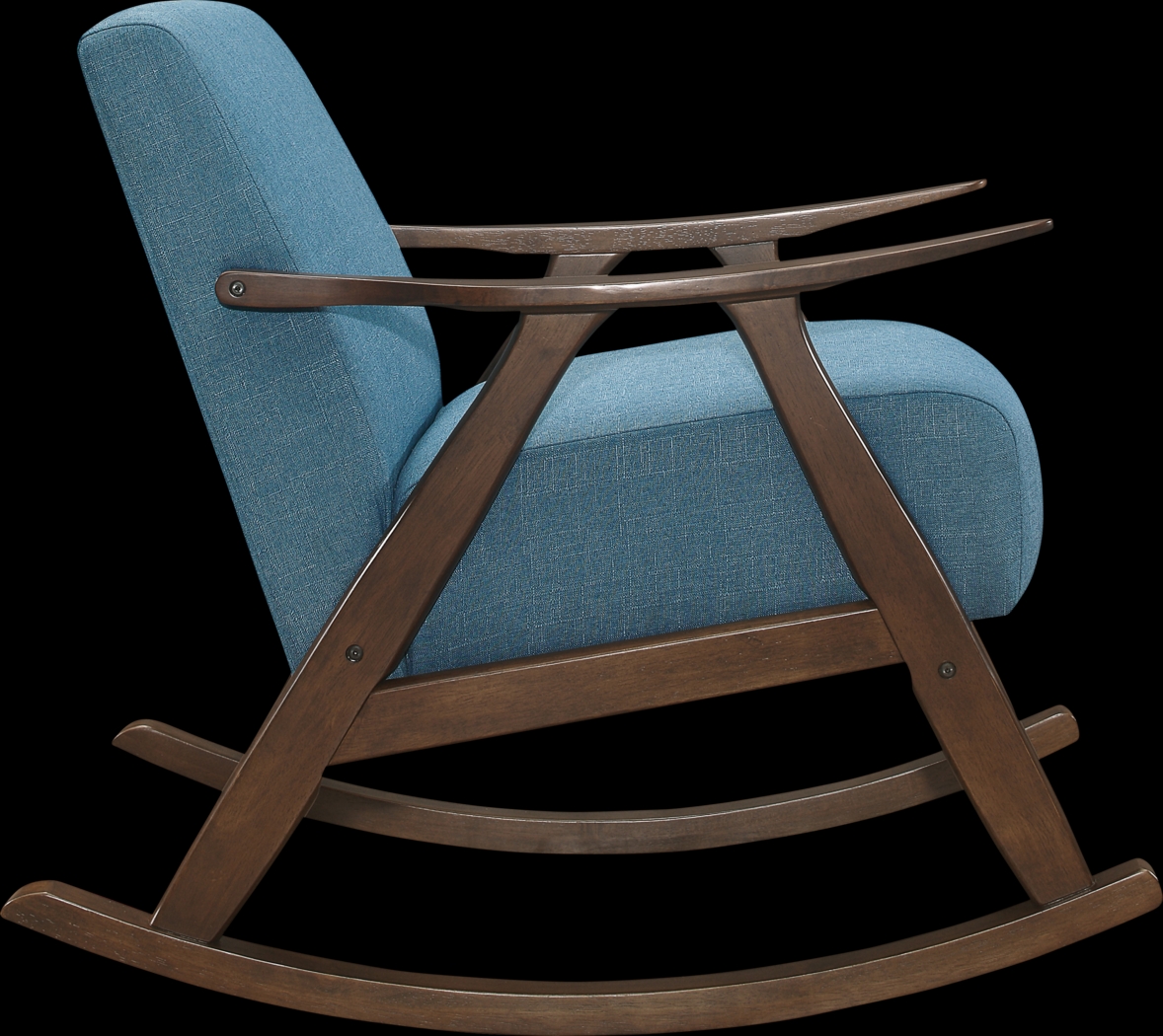 Westroll Blue Rocking Chair - Thumbnail - Image 2