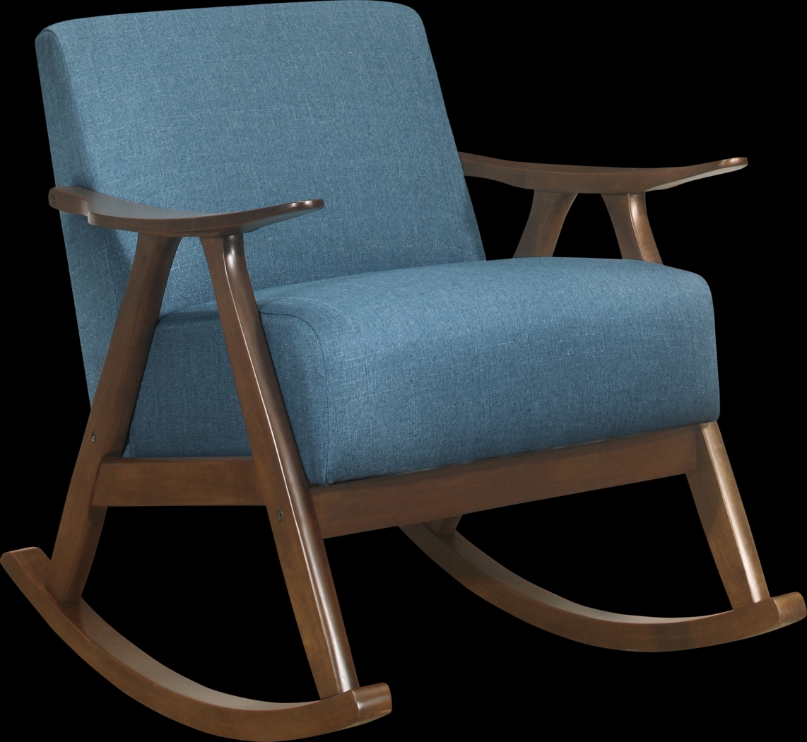 Westroll Blue Rocking Chair - Thumbnail - Image 1