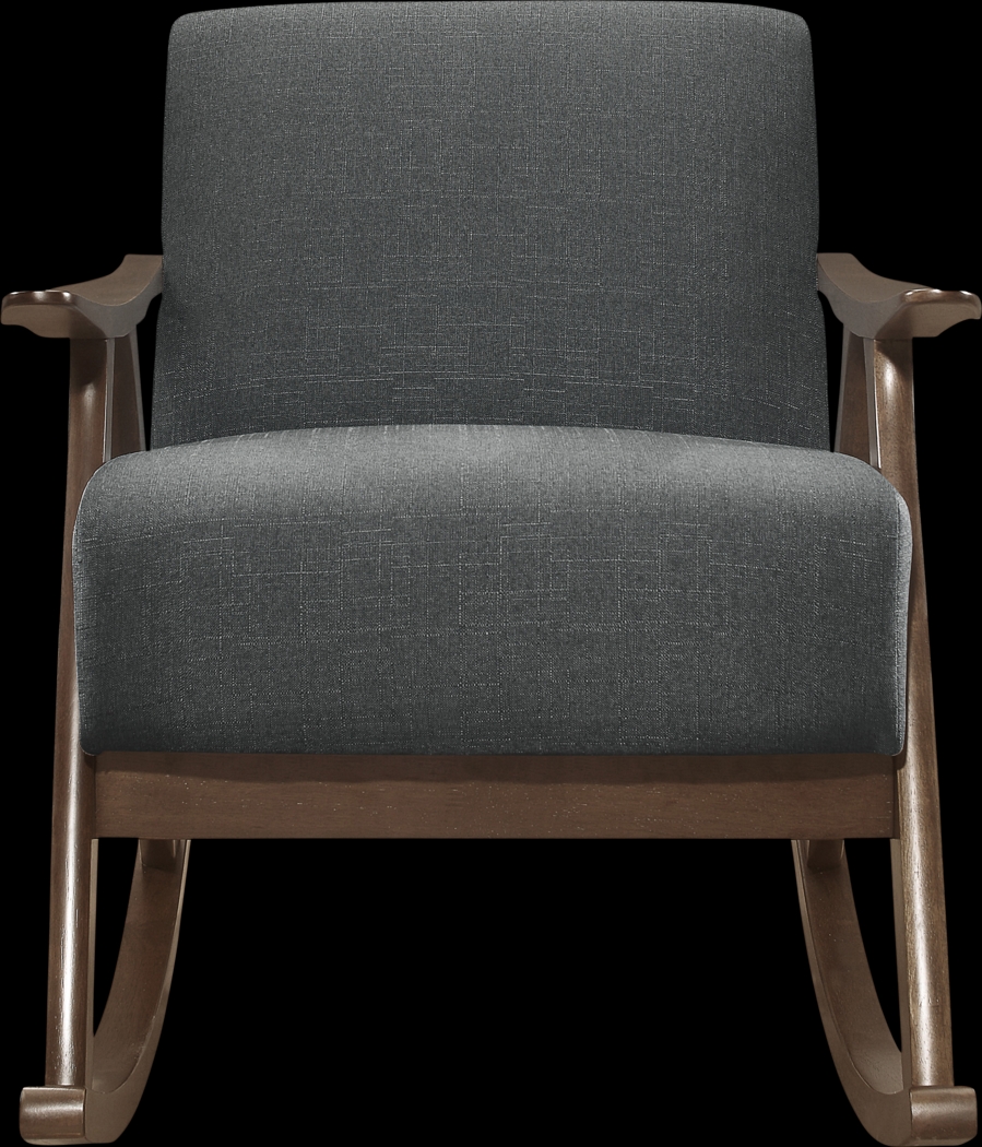 Westroll Dark Gray Rocking Chair - Thumbnail - Image 3