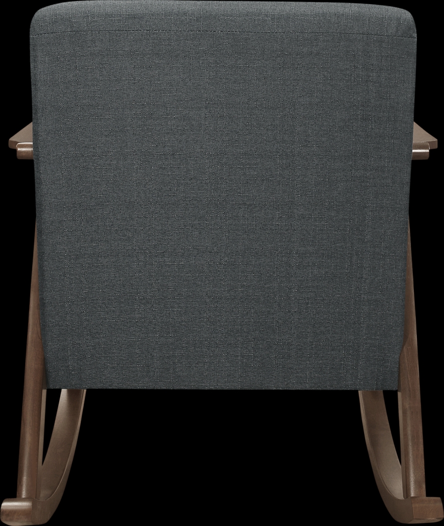 Westroll Dark Gray Rocking Chair - Thumbnail - Image 4
