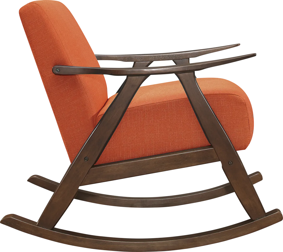 Westroll Orange Rocking Chair - Thumbnail - Image 2