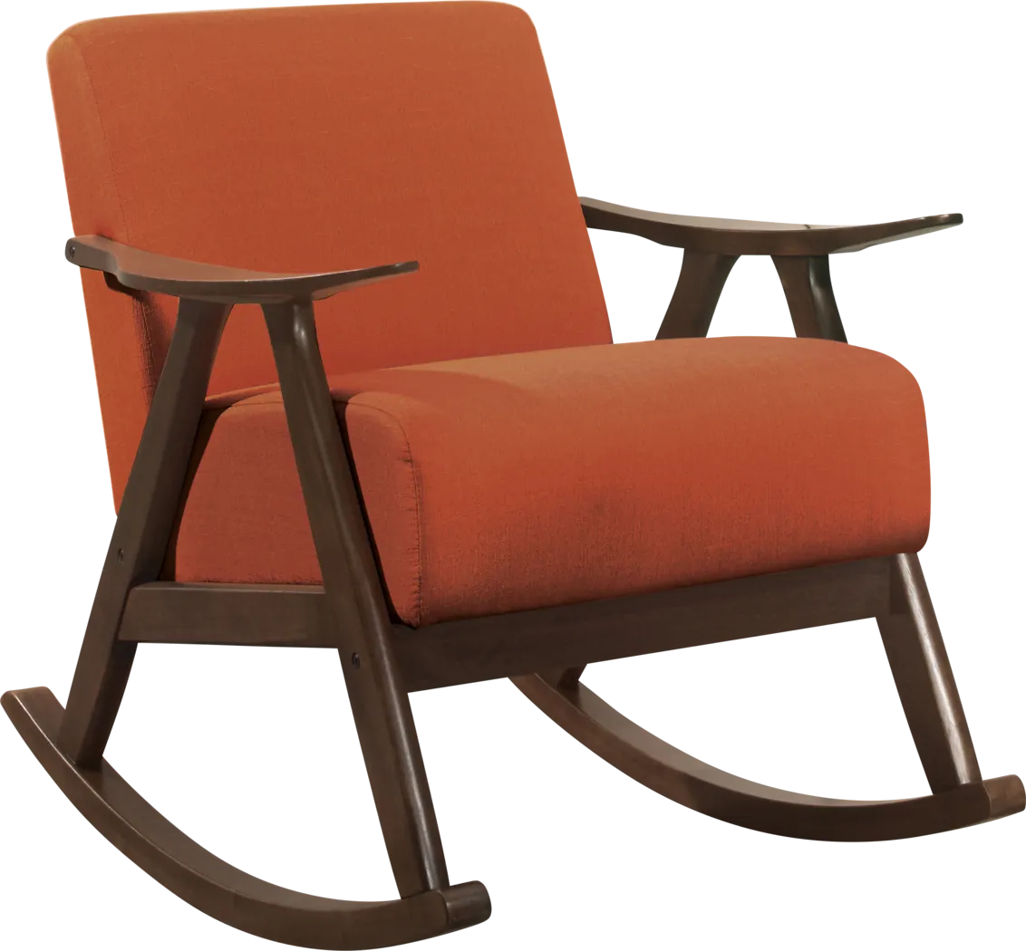 Westroll Orange Rocking Chair - Thumbnail - Image 1
