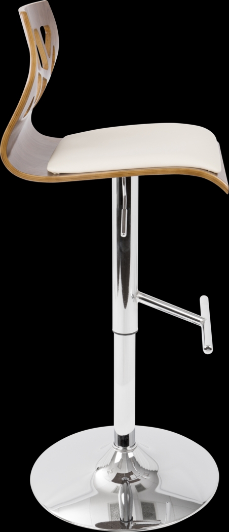 Westwise Cream Adjustable Barstool, Set of 2 - Thumbnail - Image 7
