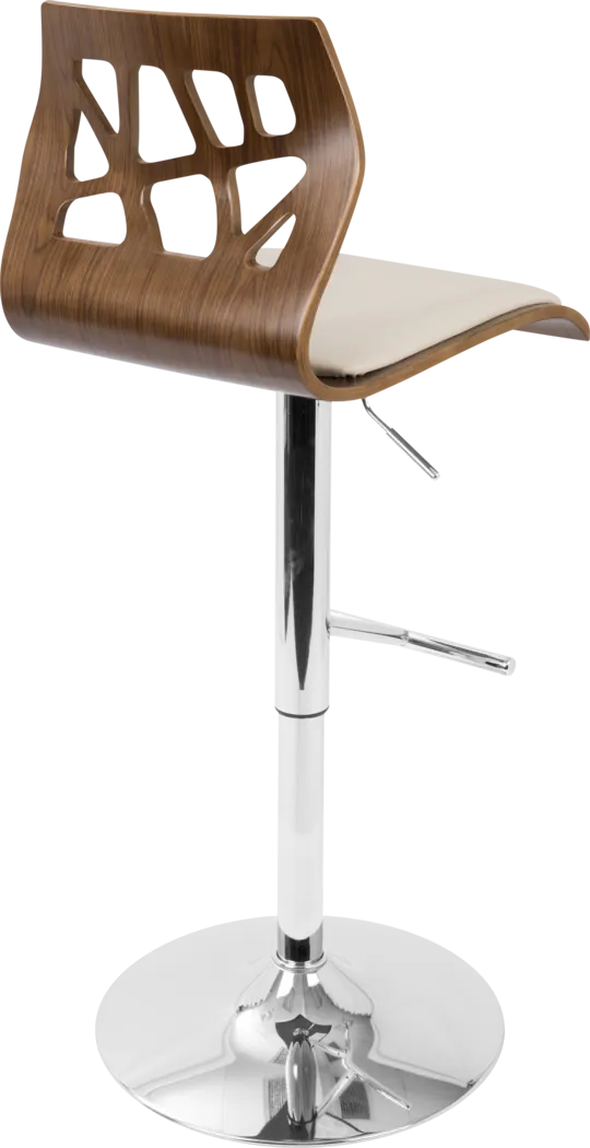 Westwise Cream Adjustable Swivel Barstool, Set of 3 - Thumbnail - Image 7