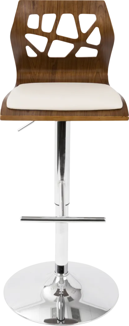 Westwise Cream Adjustable Swivel Barstool, Set of 3 - Thumbnail - Image 9