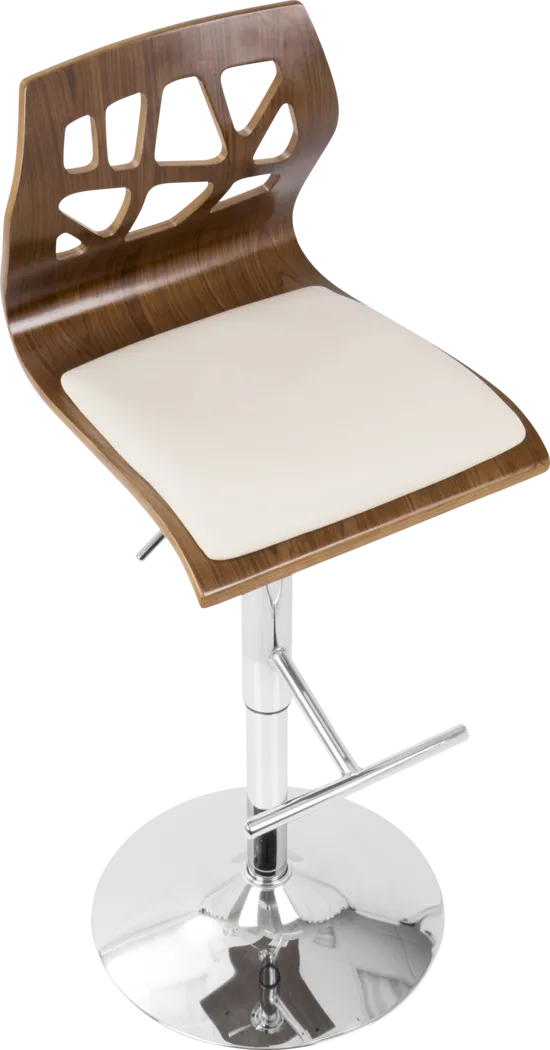 Westwise Cream Adjustable Swivel Barstool, Set of 3 - Thumbnail - Image 10