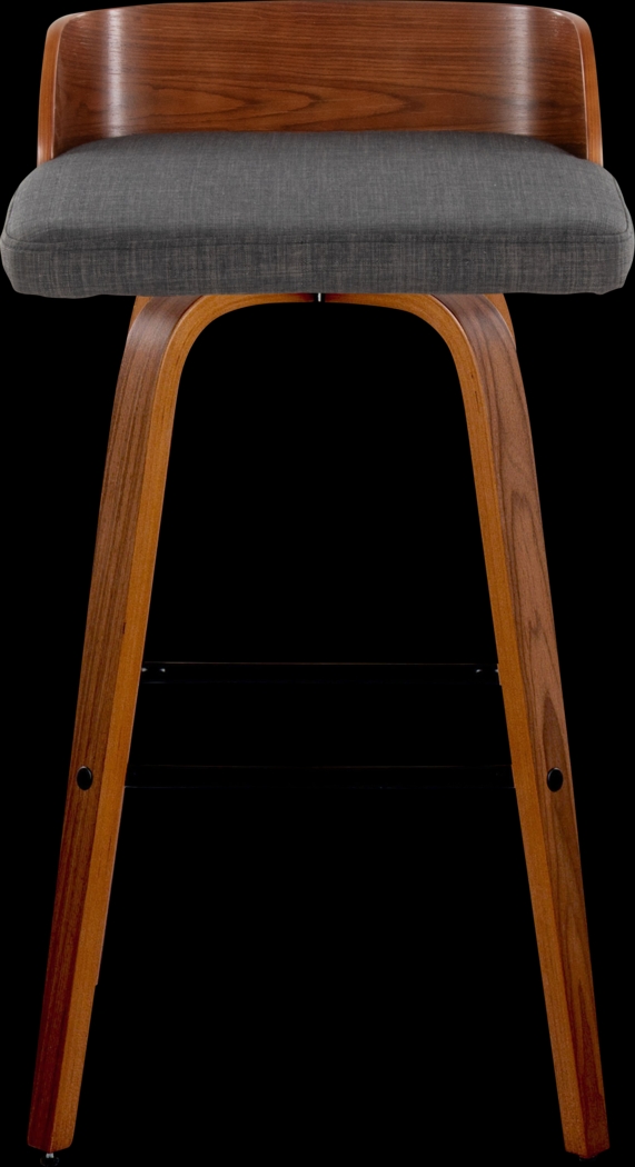 Wetherburn I Charcoal Swivel Barstool, Set of 2 - Thumbnail - Image 4