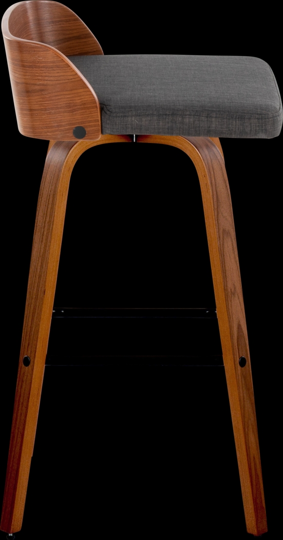 Wetherburn I Charcoal Swivel Barstool, Set of 2 - Thumbnail - Image 7