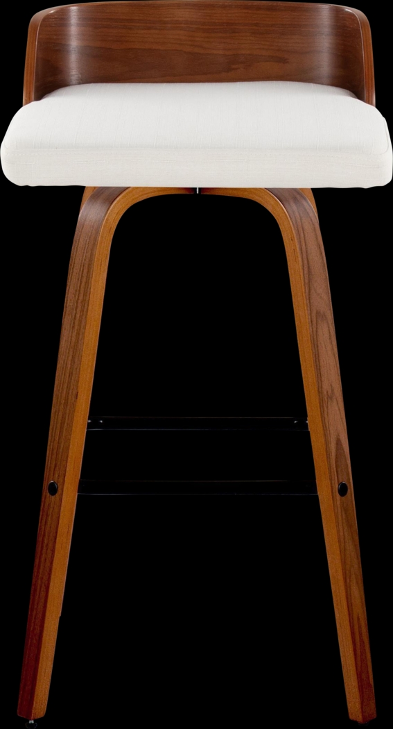 Wetherburn I Cream Swivel Barstool, Set of 2 - Thumbnail - Image 4