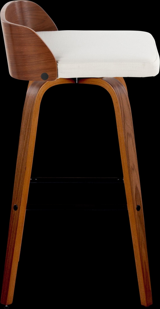 Wetherburn I Cream Swivel Barstool, Set of 2 - Thumbnail - Image 7