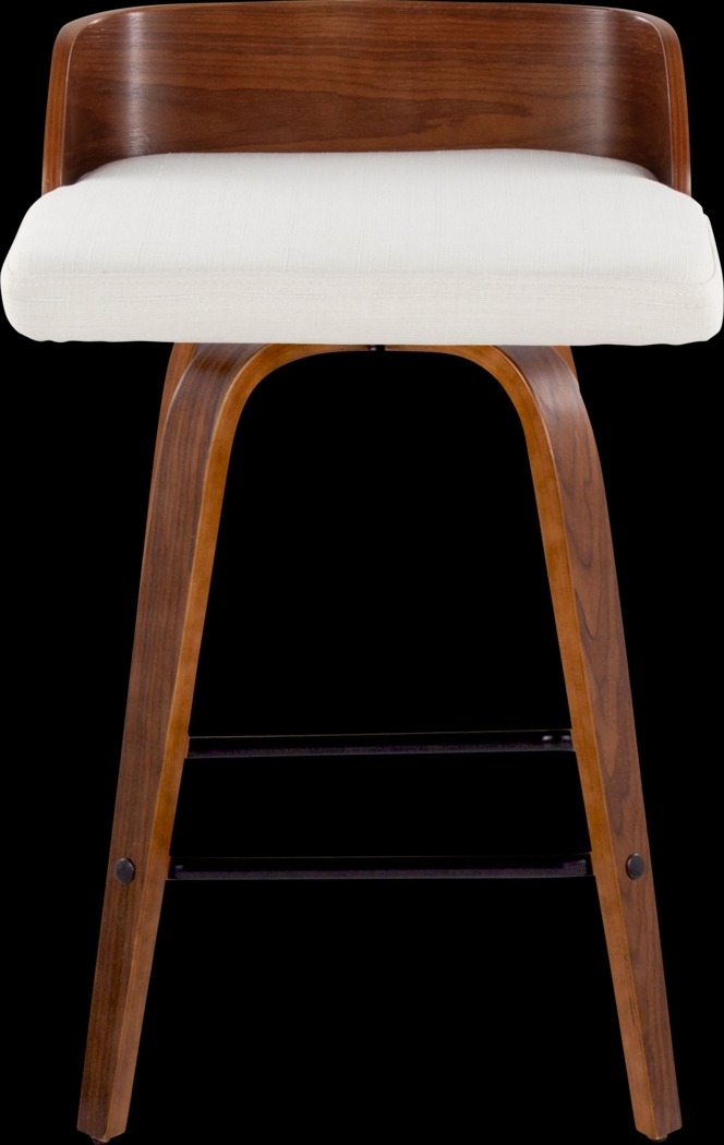 Wetherburn I Cream Swivel Counter Height Stool, Set of 2 - Thumbnail - Image 4