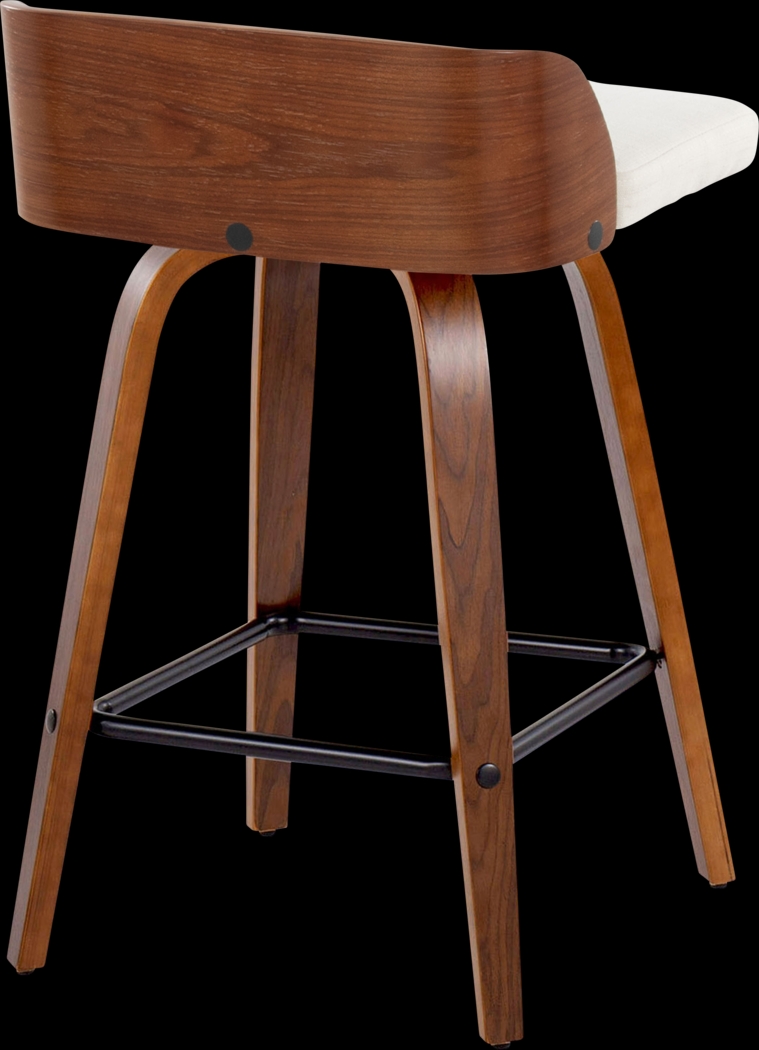 Wetherburn I Cream Swivel Counter Height Stool, Set of 2 - Thumbnail - Image 6